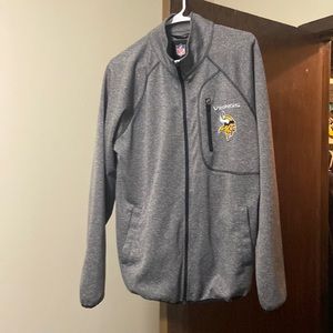Grey Vikings NFL Light Jacket